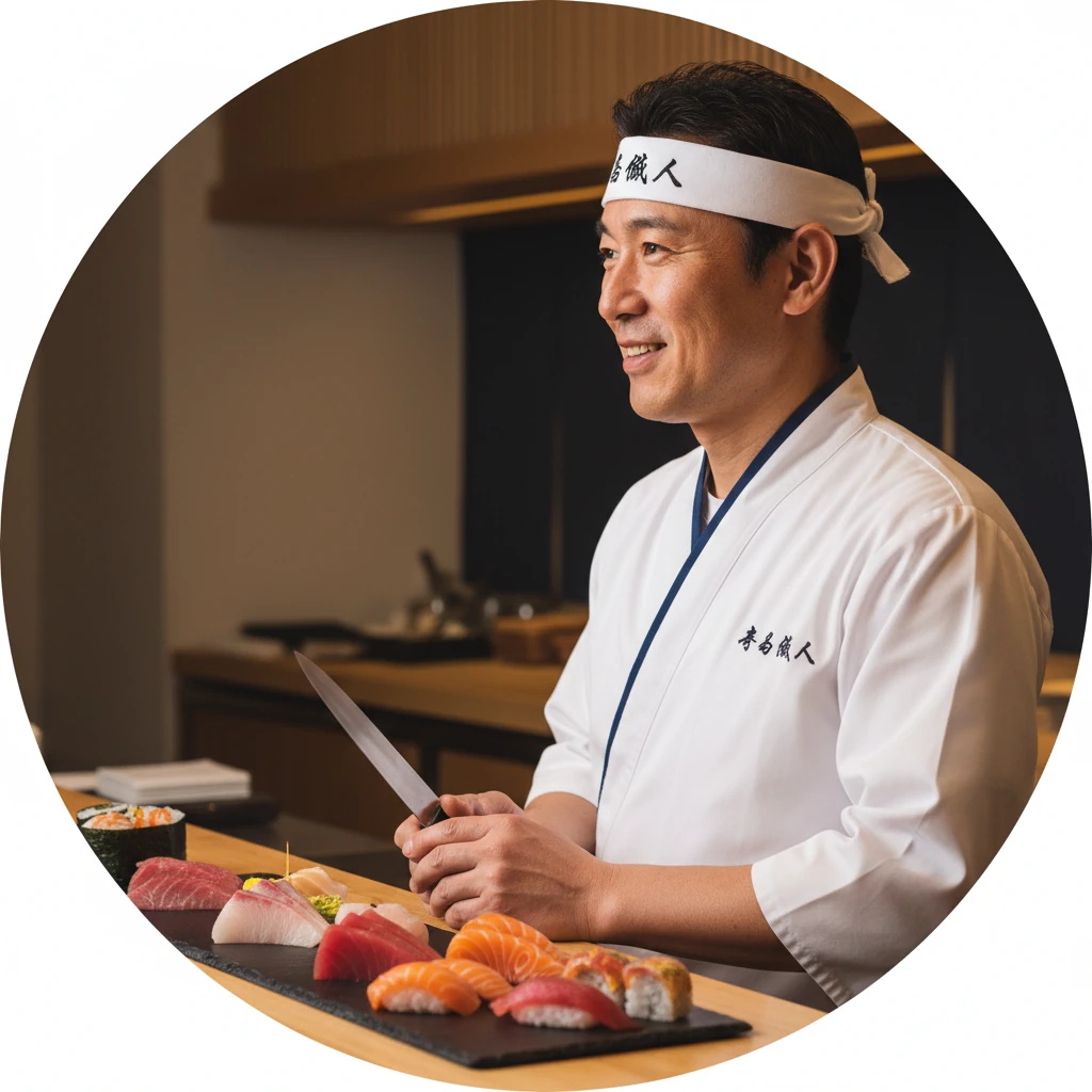 wicho daiki Dueño de Wasabi sushi