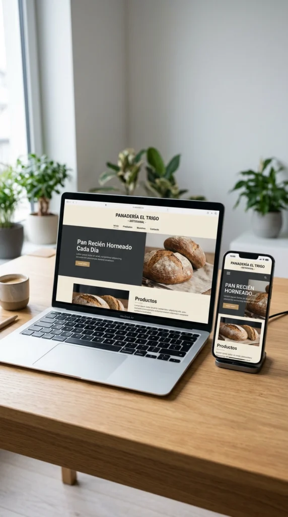Vista previa de una página web diseñada por Aripo Studio